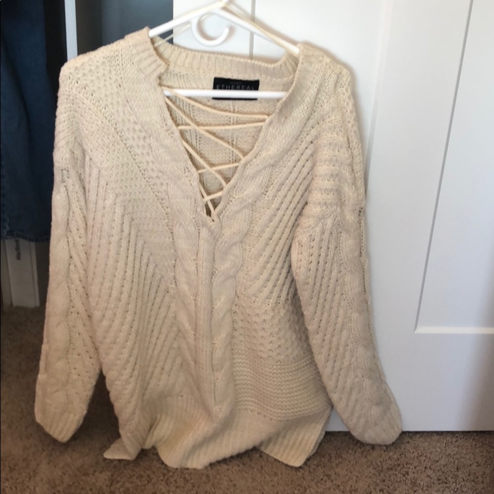 ethereal oversized sweater